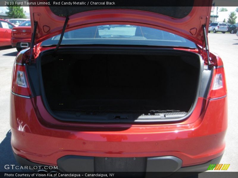 Red Candy Metallic / Charcoal Black 2010 Ford Taurus Limited