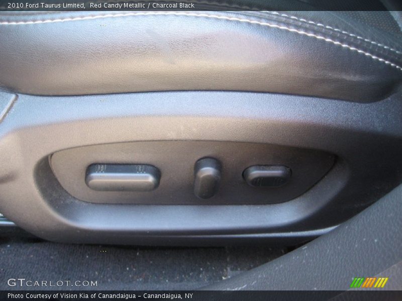 Red Candy Metallic / Charcoal Black 2010 Ford Taurus Limited