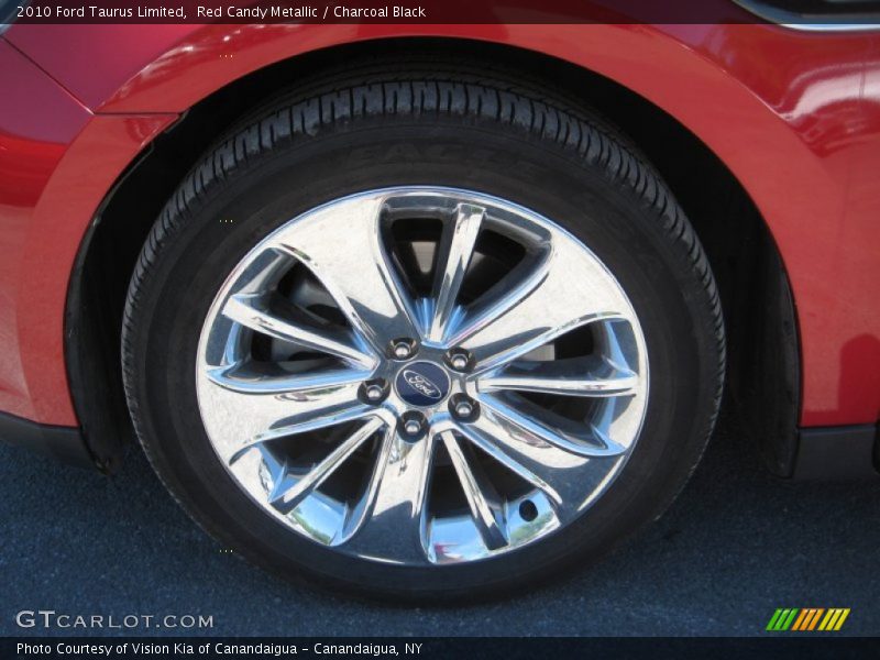 Red Candy Metallic / Charcoal Black 2010 Ford Taurus Limited