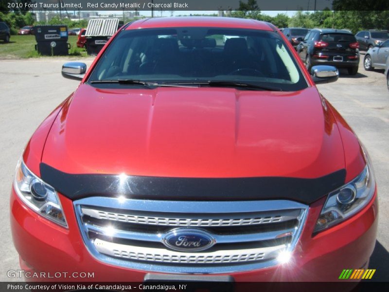 Red Candy Metallic / Charcoal Black 2010 Ford Taurus Limited