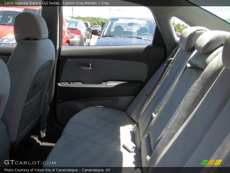 Carbon Gray Metallic / Gray 2008 Hyundai Elantra GLS Sedan