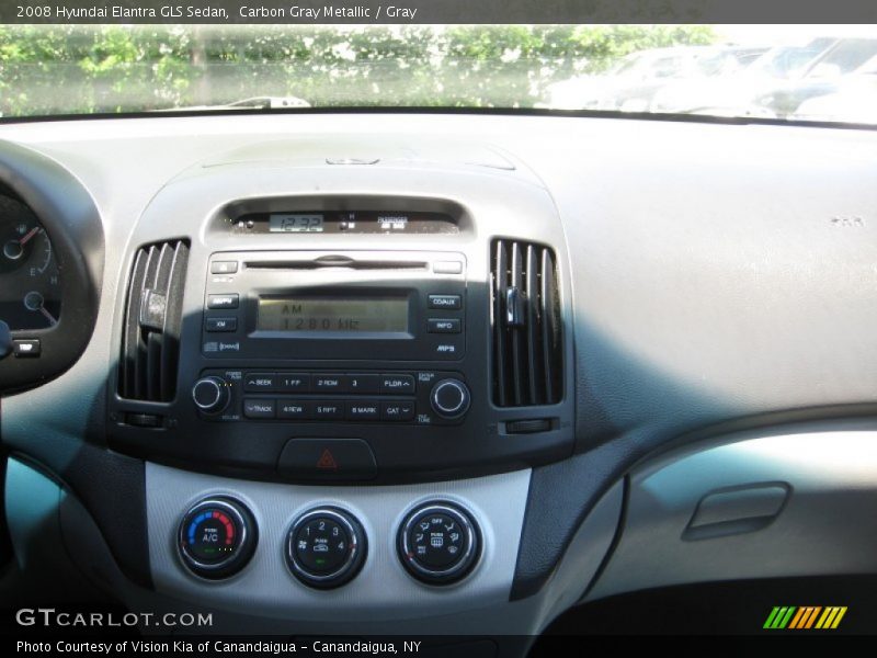 Carbon Gray Metallic / Gray 2008 Hyundai Elantra GLS Sedan