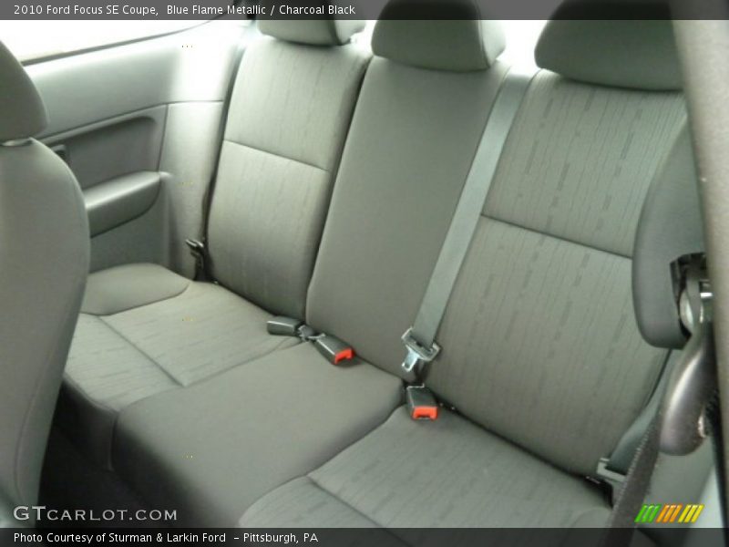 Blue Flame Metallic / Charcoal Black 2010 Ford Focus SE Coupe