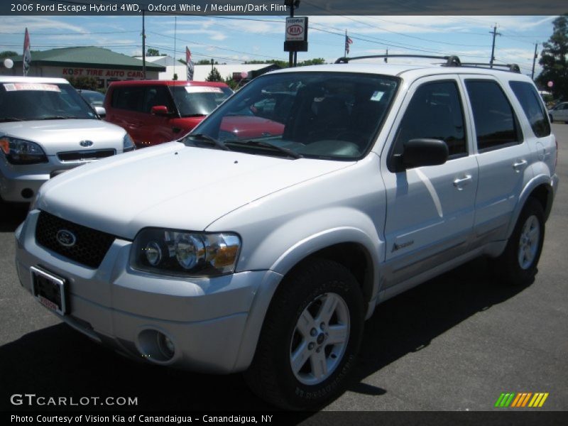 Oxford White / Medium/Dark Flint 2006 Ford Escape Hybrid 4WD