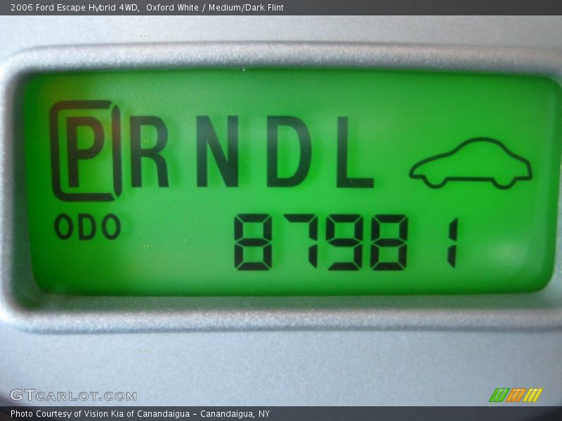 Oxford White / Medium/Dark Flint 2006 Ford Escape Hybrid 4WD