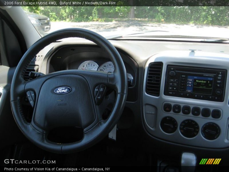 Oxford White / Medium/Dark Flint 2006 Ford Escape Hybrid 4WD