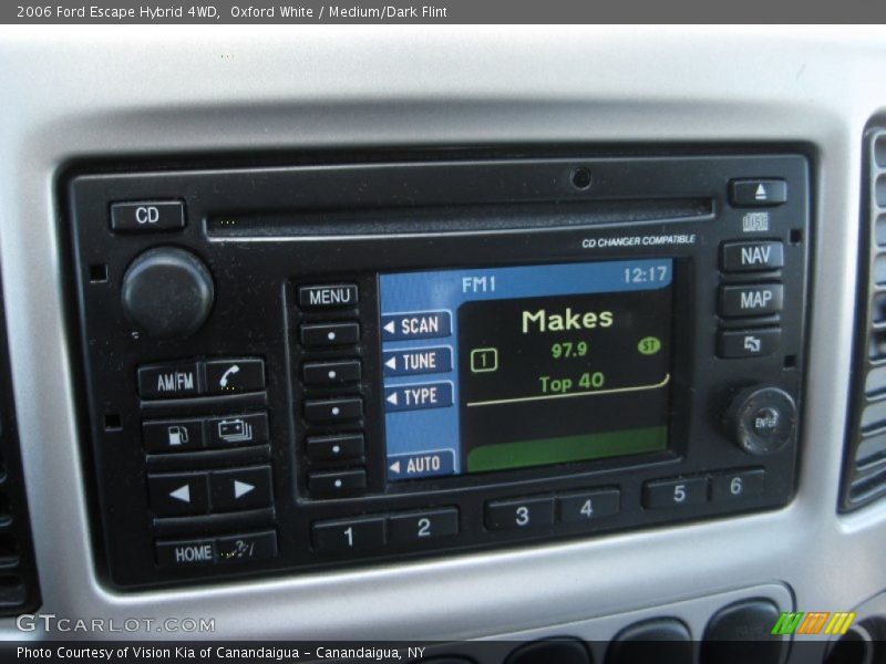Oxford White / Medium/Dark Flint 2006 Ford Escape Hybrid 4WD