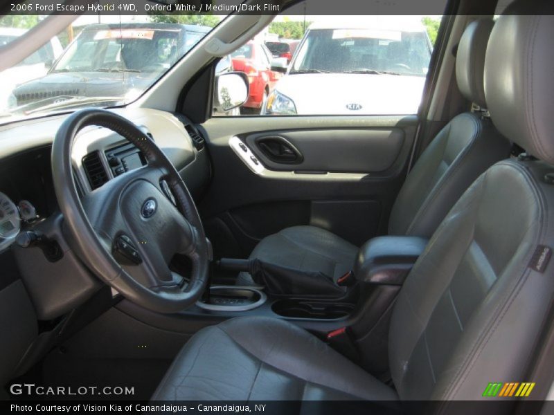 Oxford White / Medium/Dark Flint 2006 Ford Escape Hybrid 4WD