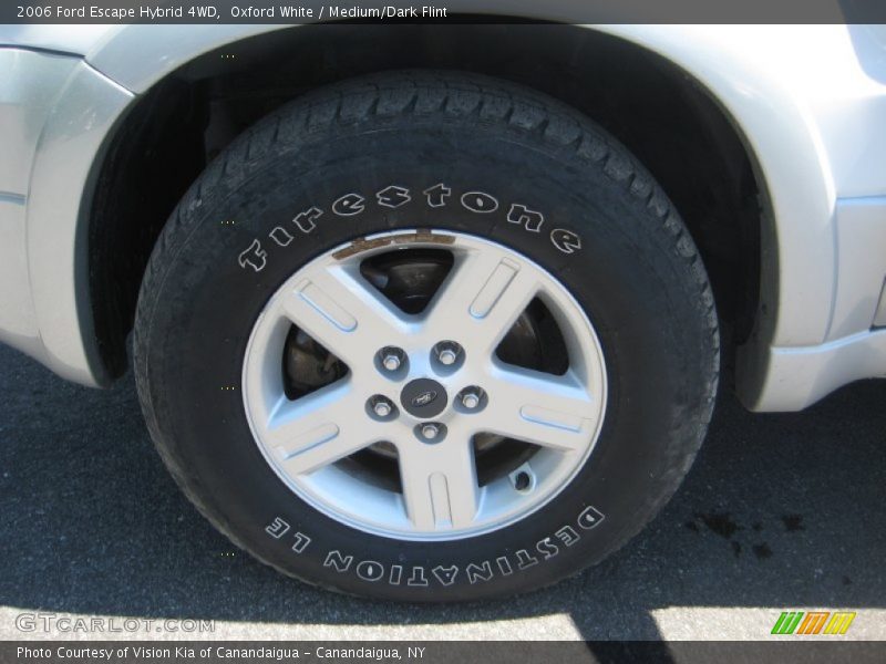 Oxford White / Medium/Dark Flint 2006 Ford Escape Hybrid 4WD