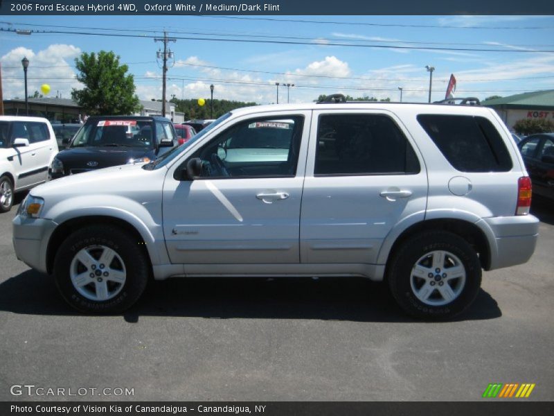 Oxford White / Medium/Dark Flint 2006 Ford Escape Hybrid 4WD