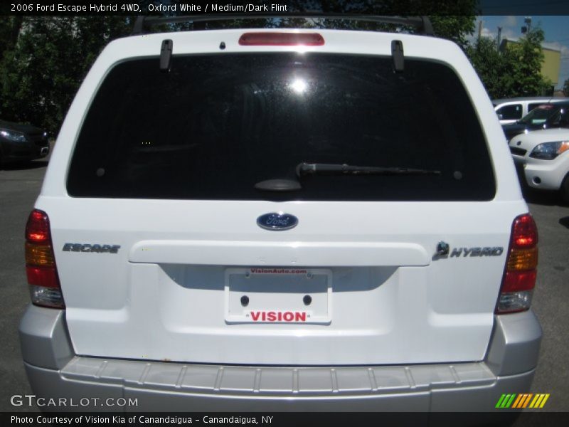 Oxford White / Medium/Dark Flint 2006 Ford Escape Hybrid 4WD