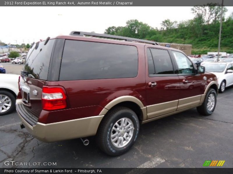 Autumn Red Metallic / Chaparral 2012 Ford Expedition EL King Ranch 4x4