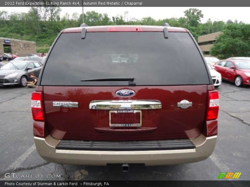 Autumn Red Metallic / Chaparral 2012 Ford Expedition EL King Ranch 4x4