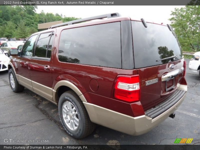 Autumn Red Metallic / Chaparral 2012 Ford Expedition EL King Ranch 4x4