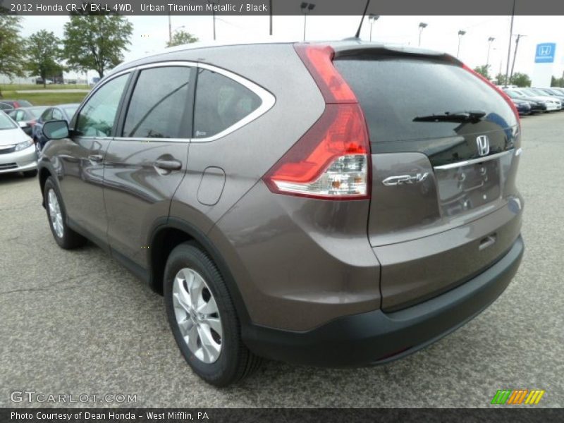 Urban Titanium Metallic / Black 2012 Honda CR-V EX-L 4WD