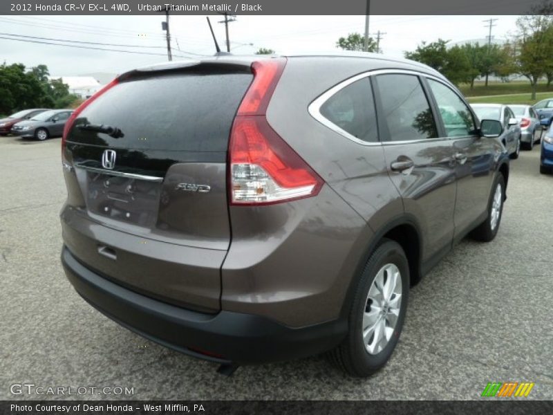 Urban Titanium Metallic / Black 2012 Honda CR-V EX-L 4WD