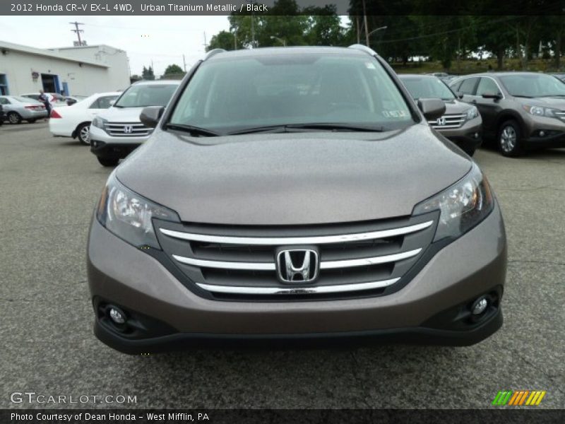 Urban Titanium Metallic / Black 2012 Honda CR-V EX-L 4WD