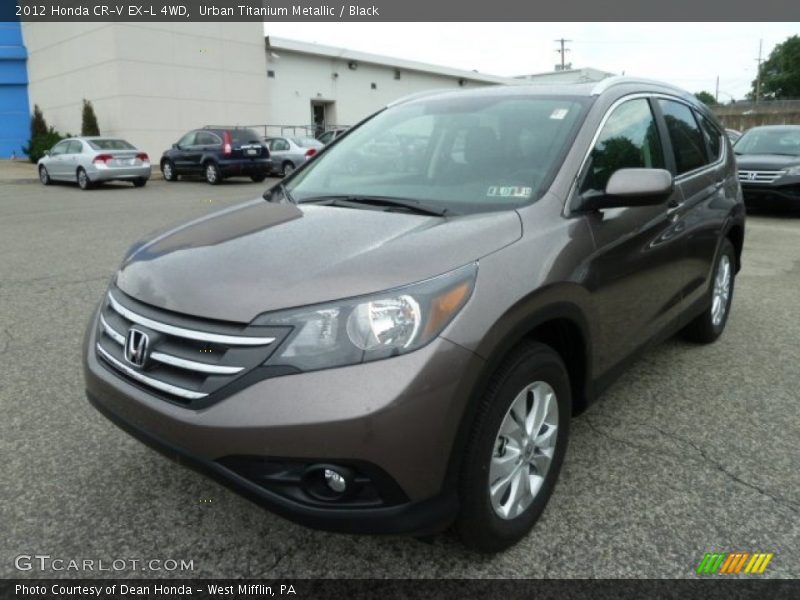 Urban Titanium Metallic / Black 2012 Honda CR-V EX-L 4WD