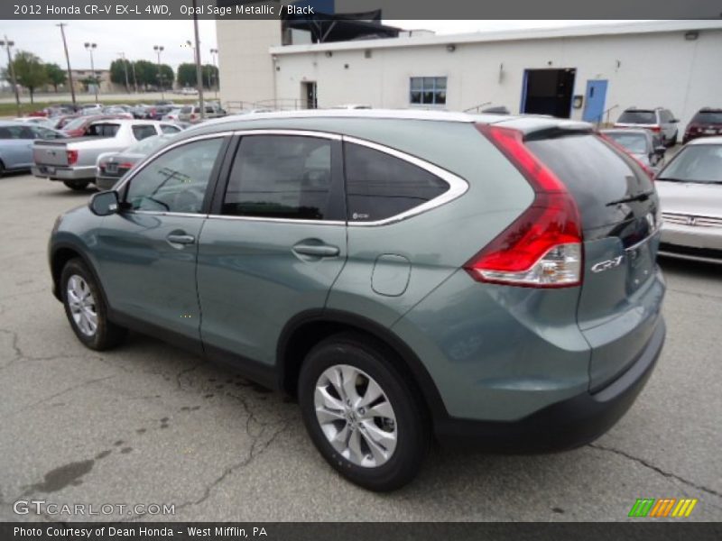 Opal Sage Metallic / Black 2012 Honda CR-V EX-L 4WD