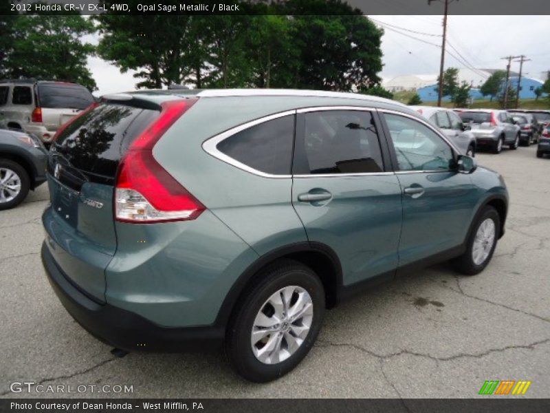 Opal Sage Metallic / Black 2012 Honda CR-V EX-L 4WD