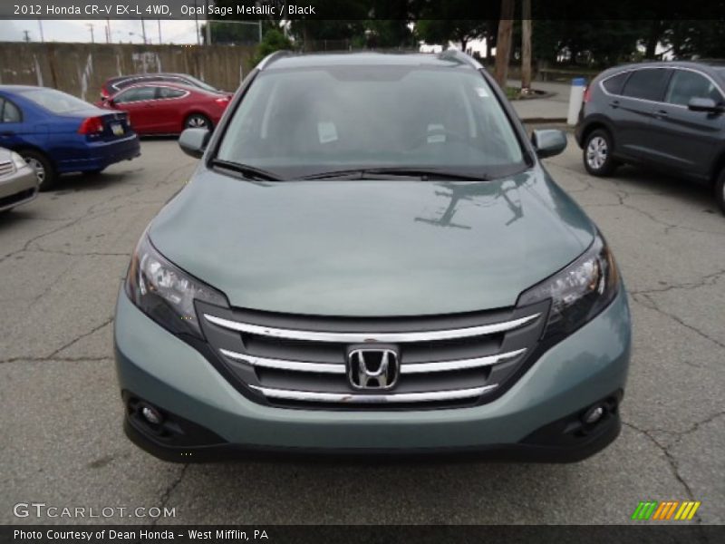 Opal Sage Metallic / Black 2012 Honda CR-V EX-L 4WD