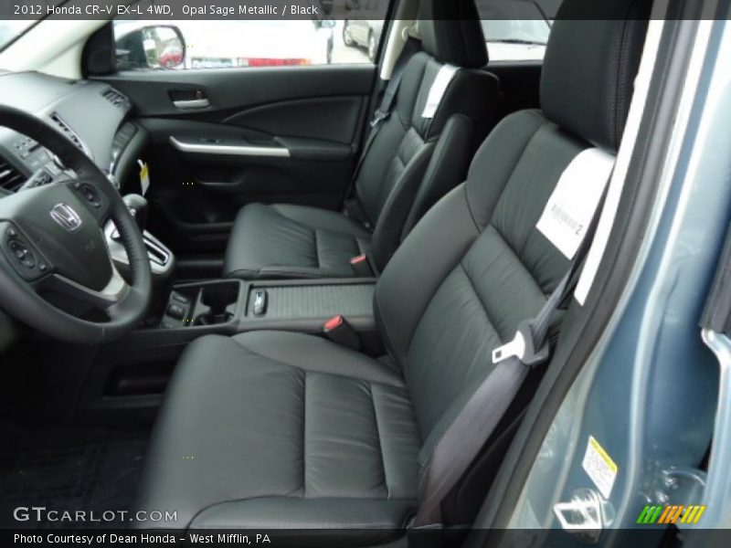 Opal Sage Metallic / Black 2012 Honda CR-V EX-L 4WD