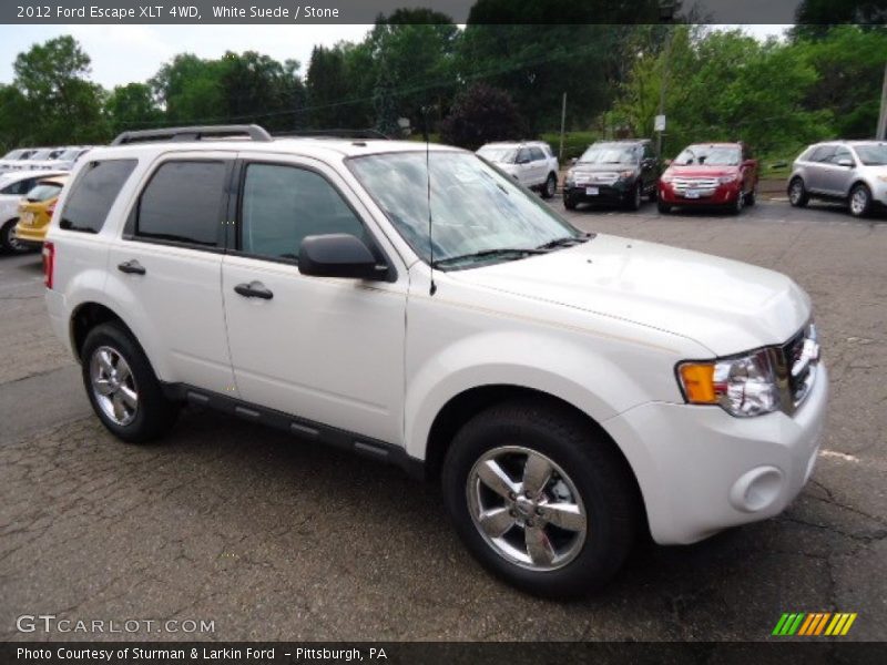 White Suede / Stone 2012 Ford Escape XLT 4WD