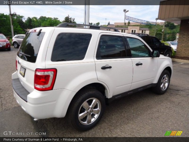 White Suede / Stone 2012 Ford Escape XLT 4WD