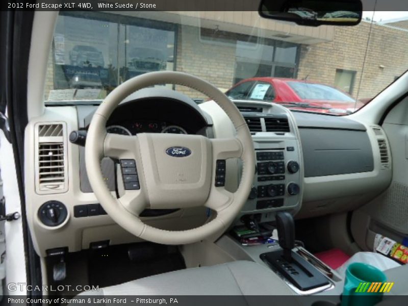 White Suede / Stone 2012 Ford Escape XLT 4WD