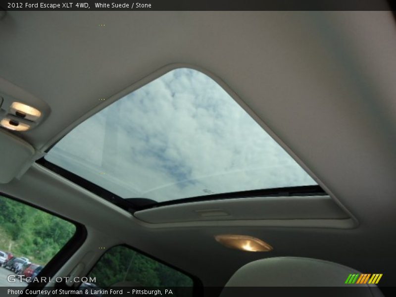 White Suede / Stone 2012 Ford Escape XLT 4WD