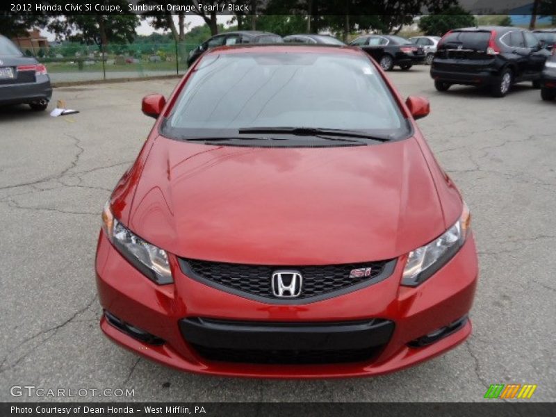  2012 Civic Si Coupe Sunburst Orange Pearl