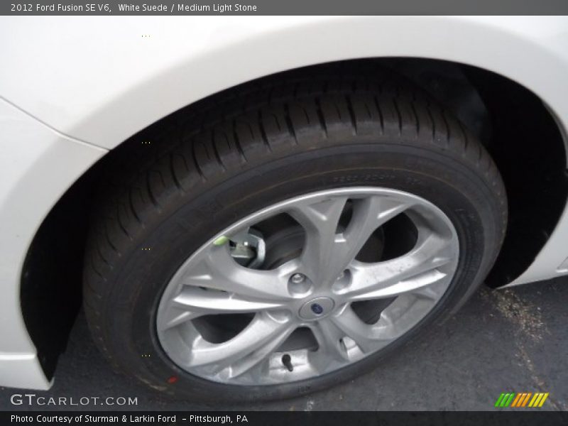 White Suede / Medium Light Stone 2012 Ford Fusion SE V6