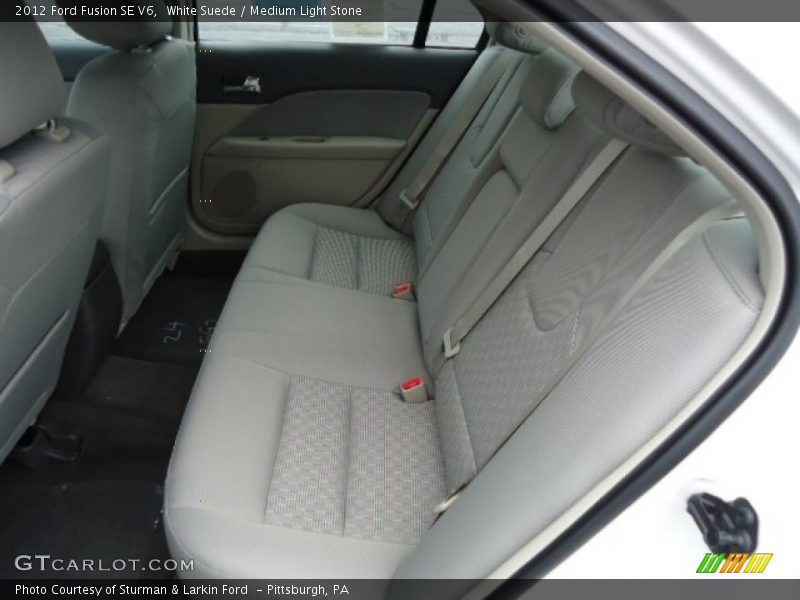 White Suede / Medium Light Stone 2012 Ford Fusion SE V6