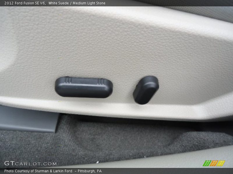 White Suede / Medium Light Stone 2012 Ford Fusion SE V6