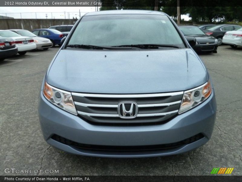 Celestial Blue Metallic / Gray 2012 Honda Odyssey EX