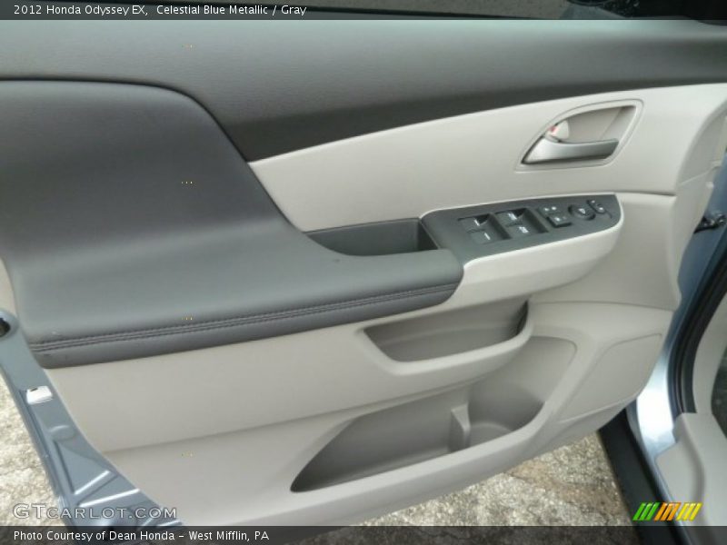 Celestial Blue Metallic / Gray 2012 Honda Odyssey EX
