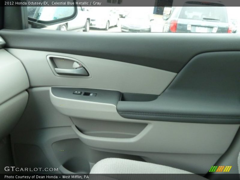 Celestial Blue Metallic / Gray 2012 Honda Odyssey EX