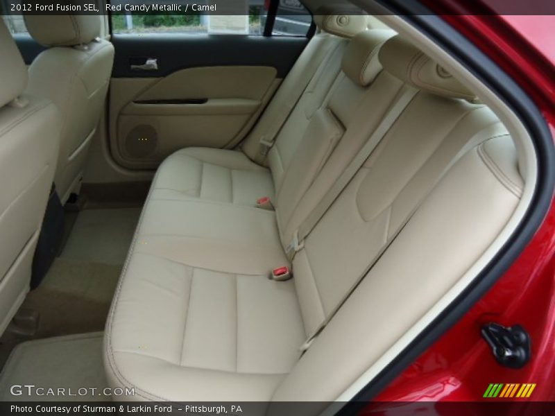 Red Candy Metallic / Camel 2012 Ford Fusion SEL