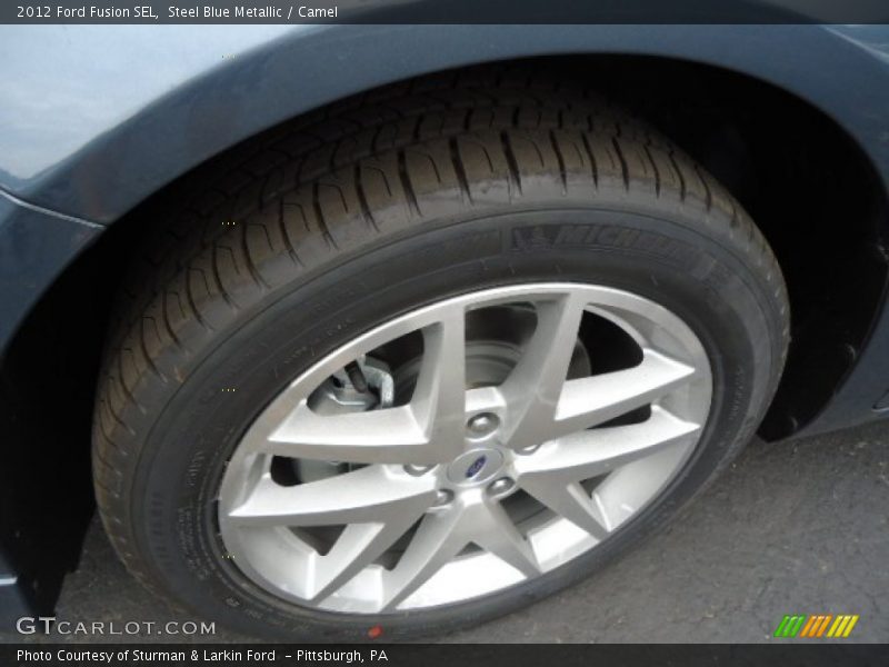 Steel Blue Metallic / Camel 2012 Ford Fusion SEL