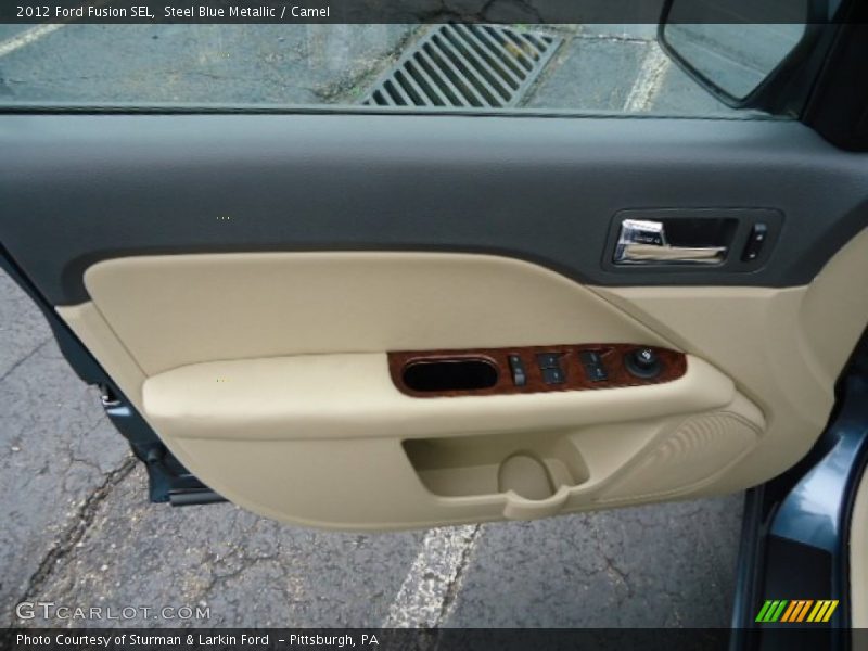 Steel Blue Metallic / Camel 2012 Ford Fusion SEL