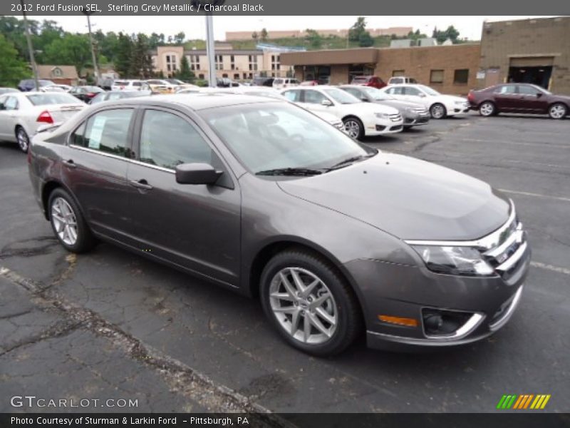 Sterling Grey Metallic / Charcoal Black 2012 Ford Fusion SEL