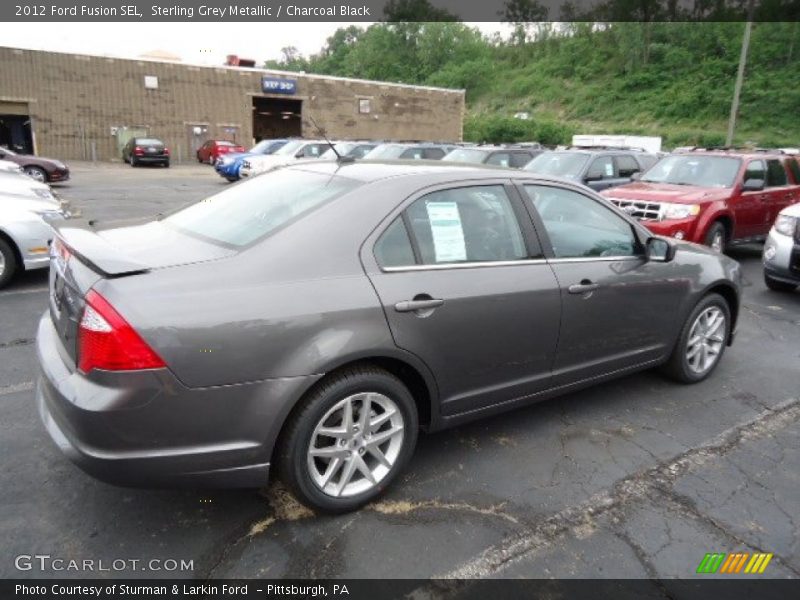 Sterling Grey Metallic / Charcoal Black 2012 Ford Fusion SEL