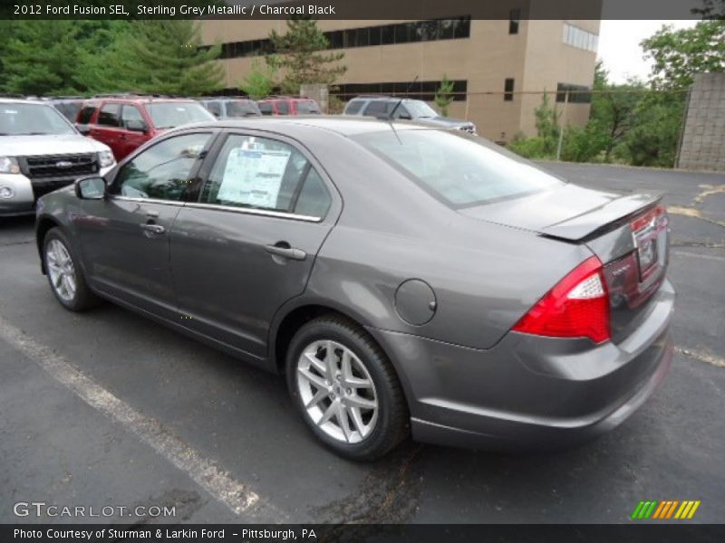 Sterling Grey Metallic / Charcoal Black 2012 Ford Fusion SEL