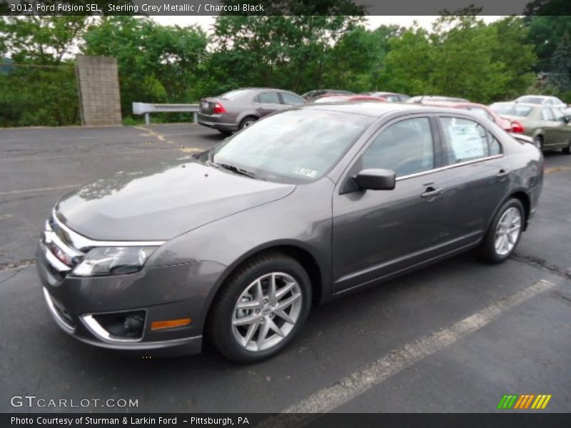 Sterling Grey Metallic / Charcoal Black 2012 Ford Fusion SEL