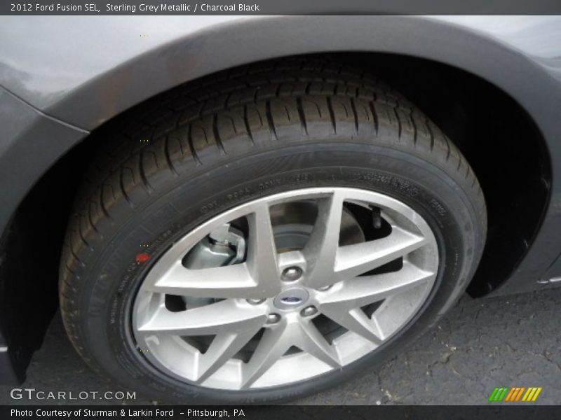 Sterling Grey Metallic / Charcoal Black 2012 Ford Fusion SEL