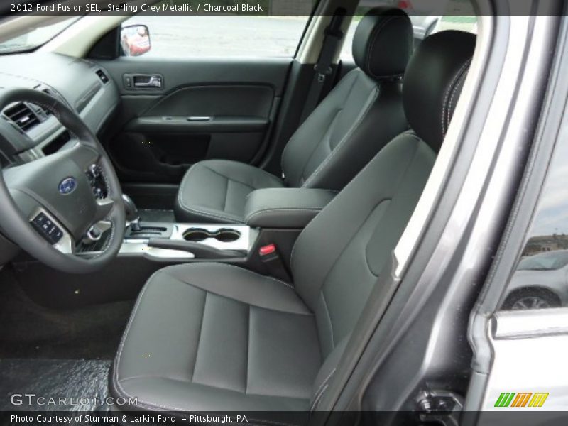 Sterling Grey Metallic / Charcoal Black 2012 Ford Fusion SEL
