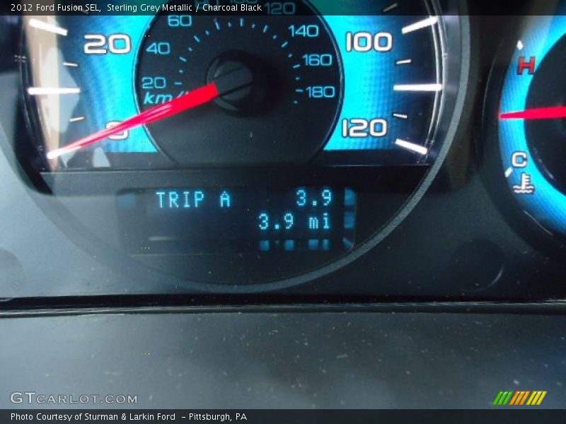 Sterling Grey Metallic / Charcoal Black 2012 Ford Fusion SEL