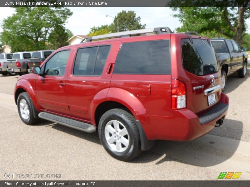 Red Brawn / Cafe Latte 2008 Nissan Pathfinder SE 4x4