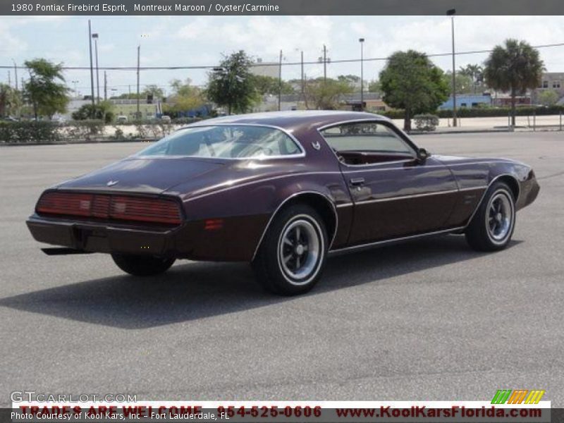 Montreux Maroon / Oyster/Carmine 1980 Pontiac Firebird Esprit