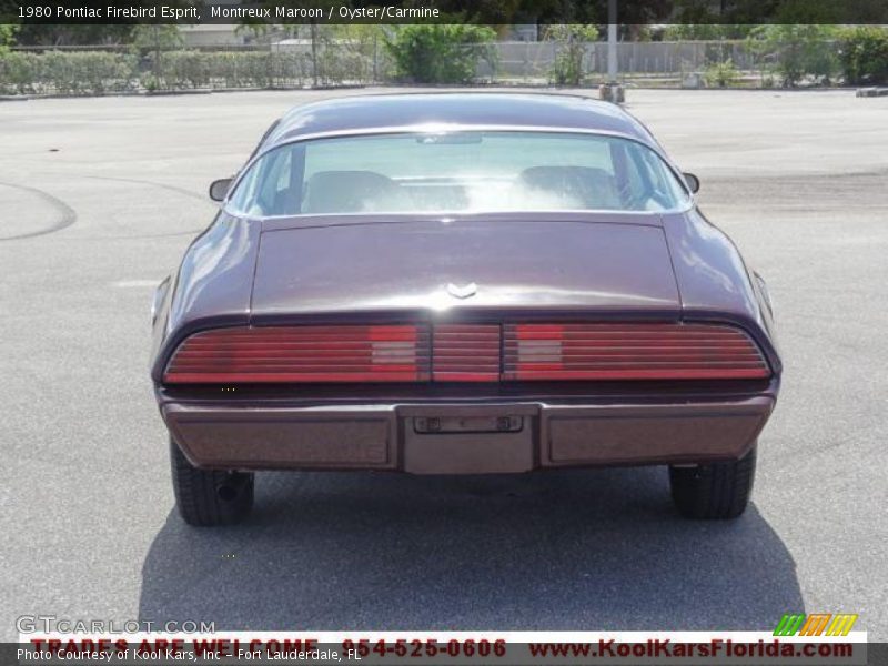 Montreux Maroon / Oyster/Carmine 1980 Pontiac Firebird Esprit